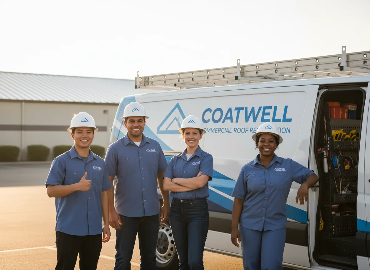 Commercial roof coating company in Mount Sterling, WI